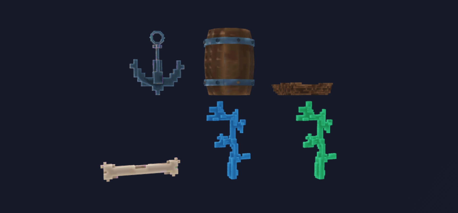 Stud Pack 3: selected models viewed from the front