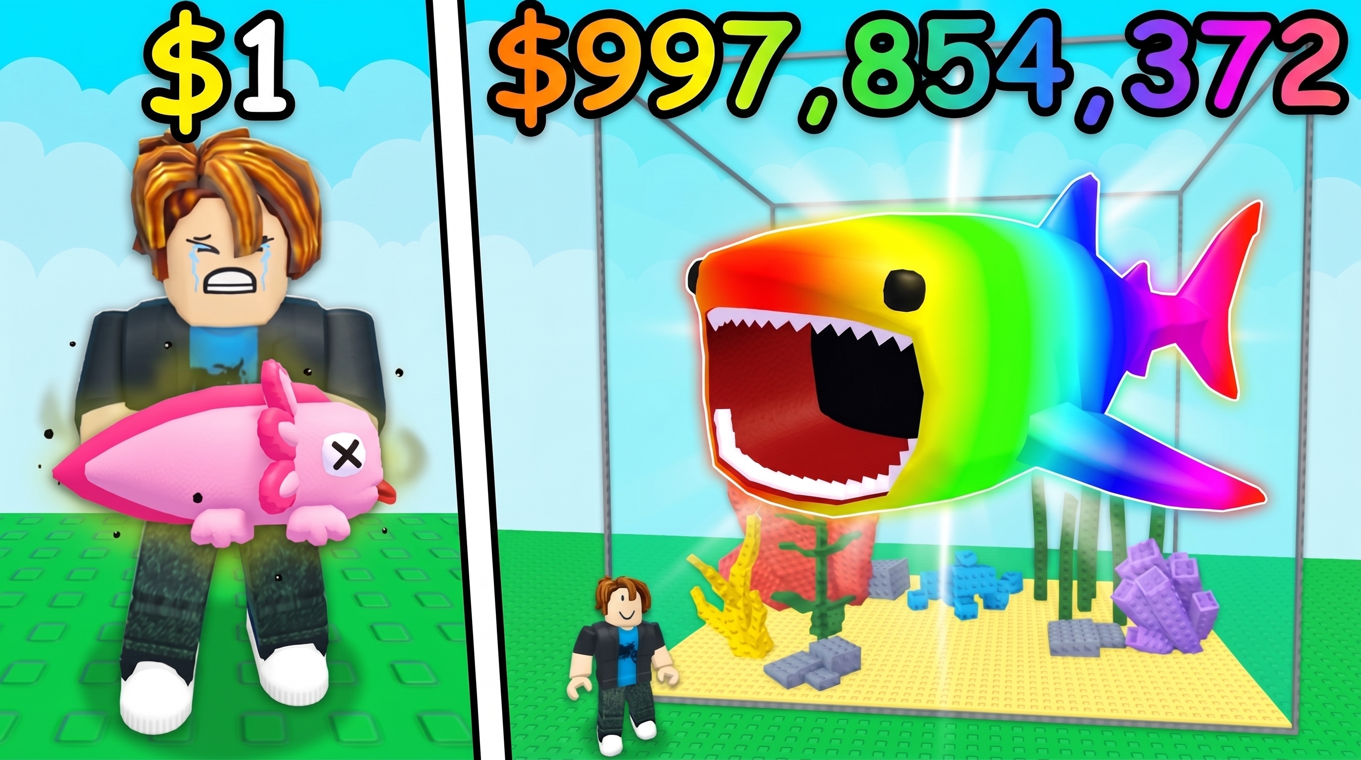 Fish Deep game thumbnail featuring collectible fish