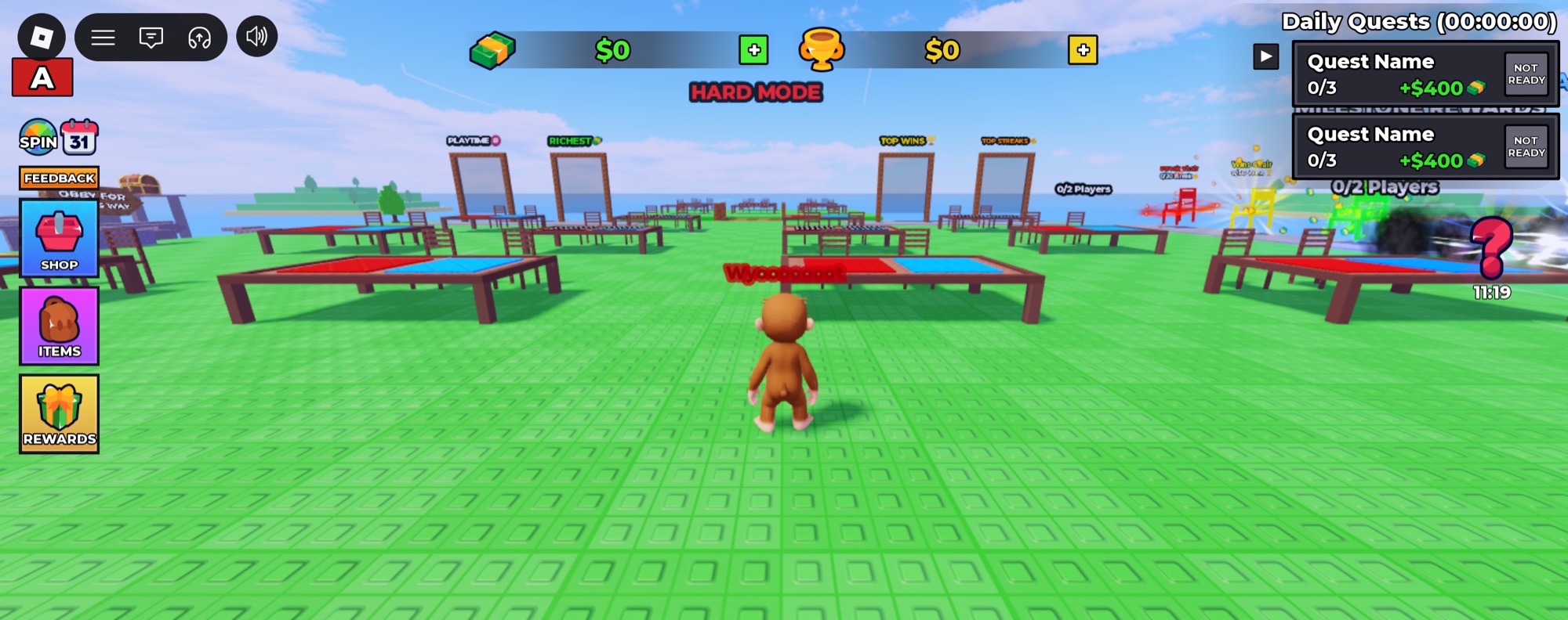 Guess My Template multiplayer arena with head-to-head guessing tables and leaderboards